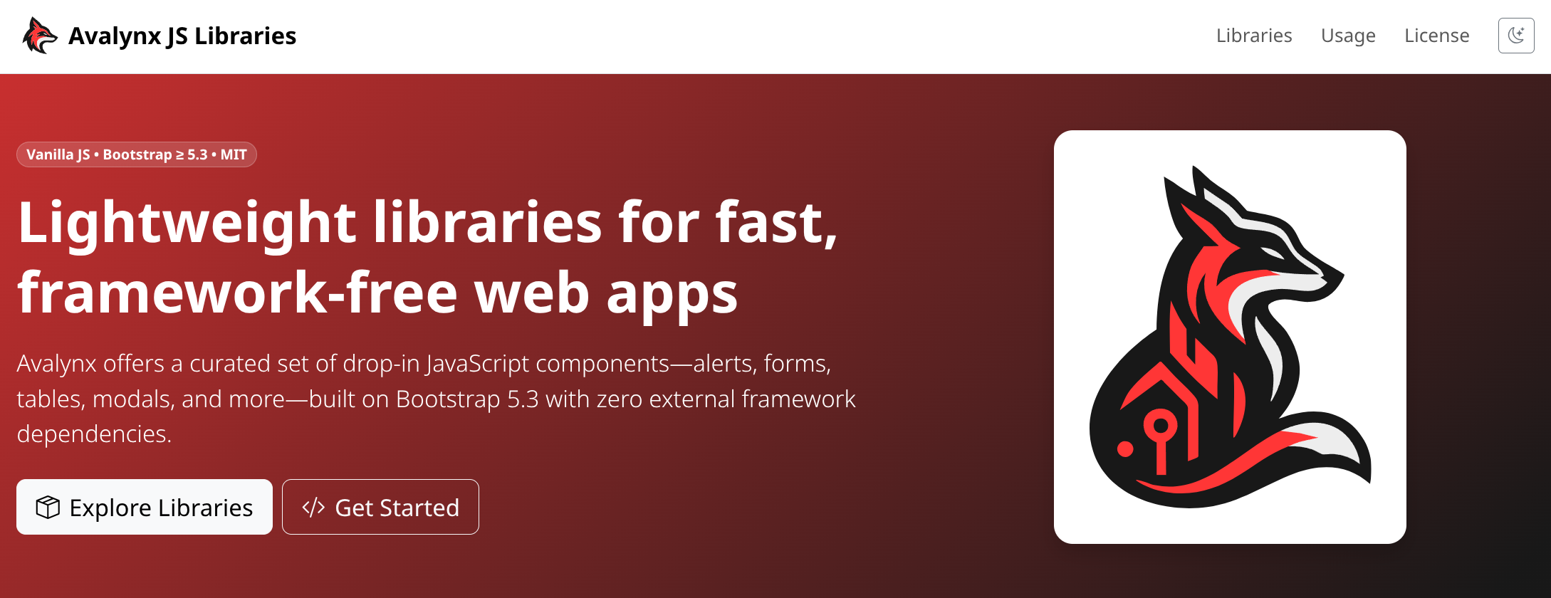 Avalynx: Schlanke JavaScript‑Libraries für moderne Webseiten