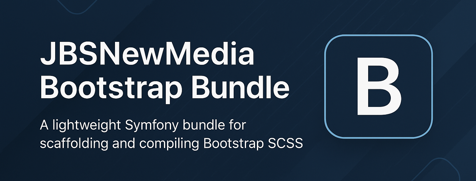 JBSNewMedia Bootstrap Bundle: SCSS ohne Node, direkt in Symfony